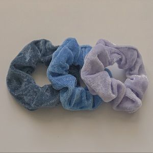SET OF 3 HOMEMADE SCRUNCHIES